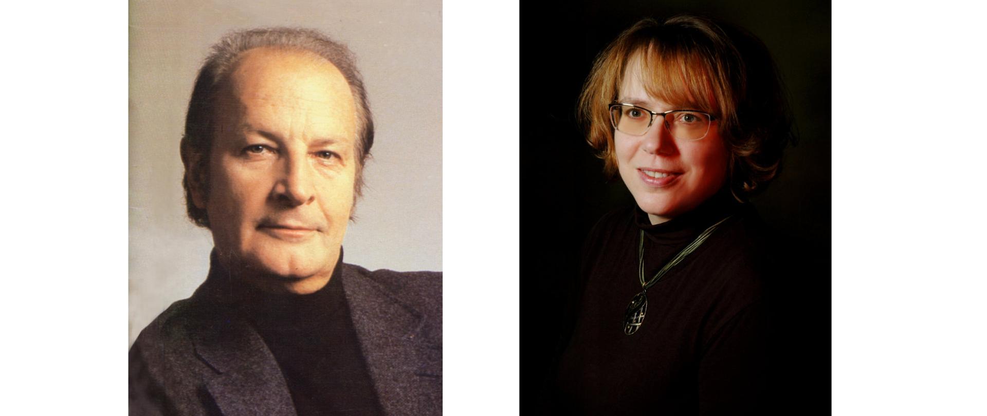 Plakat: KONCERT UCZESTNIKÓW II Mistrzowskiego Seminarium Sztuki Wokalnej prowadzonego przez Maestro Wiesława Ochmana przy fortepianie dr hab. Anna Mikolon. 27 maja 2023, sala organowa PSM I i II stopnia w Suwałkach. Na biały tle napisy, zdjęcia prowadzących. Na dole patronaty i instytucje wspierające.