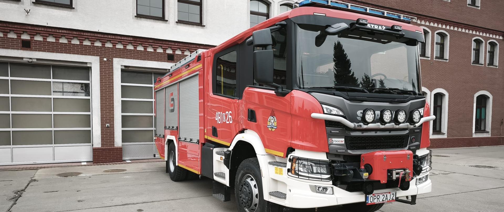 samochód strażacki ciężki