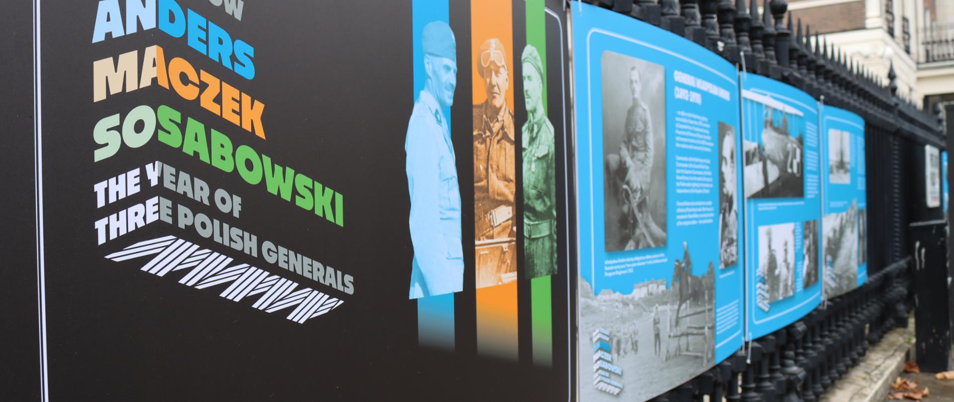 Wystawa "Rok Trzech Generałów: Anders, Maczek Sosabowski", Ambasada RP w Londynie