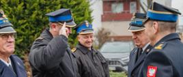 Pożegnanie strażaków odchodzących na zaopatrzenie emerytalne (31.01.2025 r.)