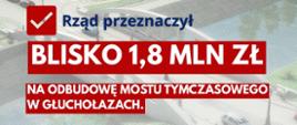 Powiat nyski – Rządowa Odbudowa
Inwestycja: most tymczasowy w Głuchołazach
Wsparcie rządu: blisko 1,8 mln zł
Współpraca: rząd, wojsko, GDDKiA, samorząd
Cel: szybkie przywrócenie komunikacji po powodzi (wrzesień 2024)
Co dalej?
Nowy most przy ul. Gen. Andersa:
długość: 52 m
szerokość: 17 m (2 pasy ruchu oraz chodniki)
podniesiona konstrukcja o 1 m, co zwiększa odporność na żywioły
Koszt: 20 mln zł
Zakończenie: koniec przyszłego roku