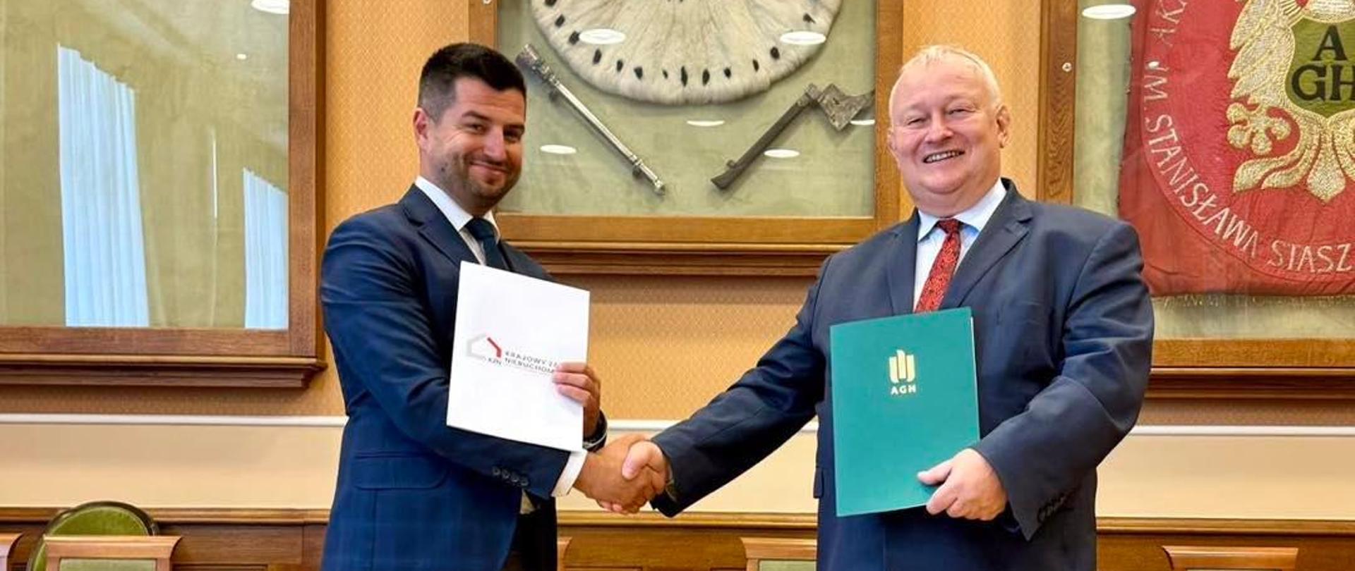 Podpisanie porozumienia Krajowego Zasobu Nieruchomości z Akademia Górniczo-Hutnicza w Krakowie! 