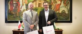 Spotkanie chargé d'affaires a.i. Oskara Grądziela z gubernatorem Santa Cruz de la Sierra