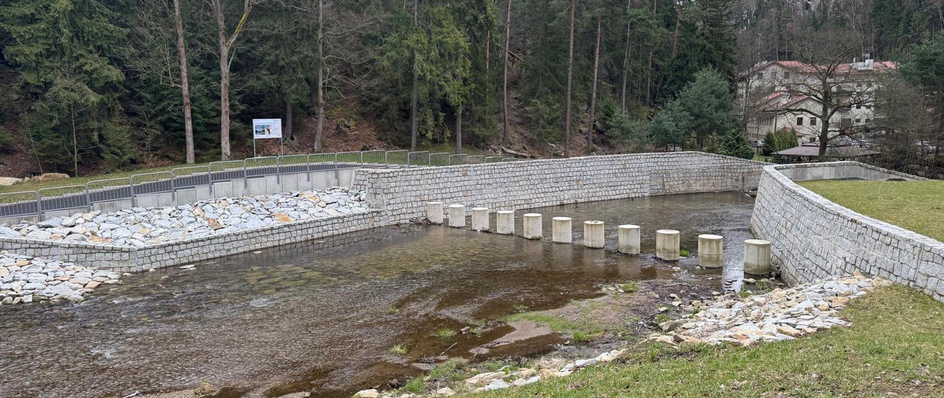 Bystrzyca Dusznicka w Dusznikach-Zdroju.