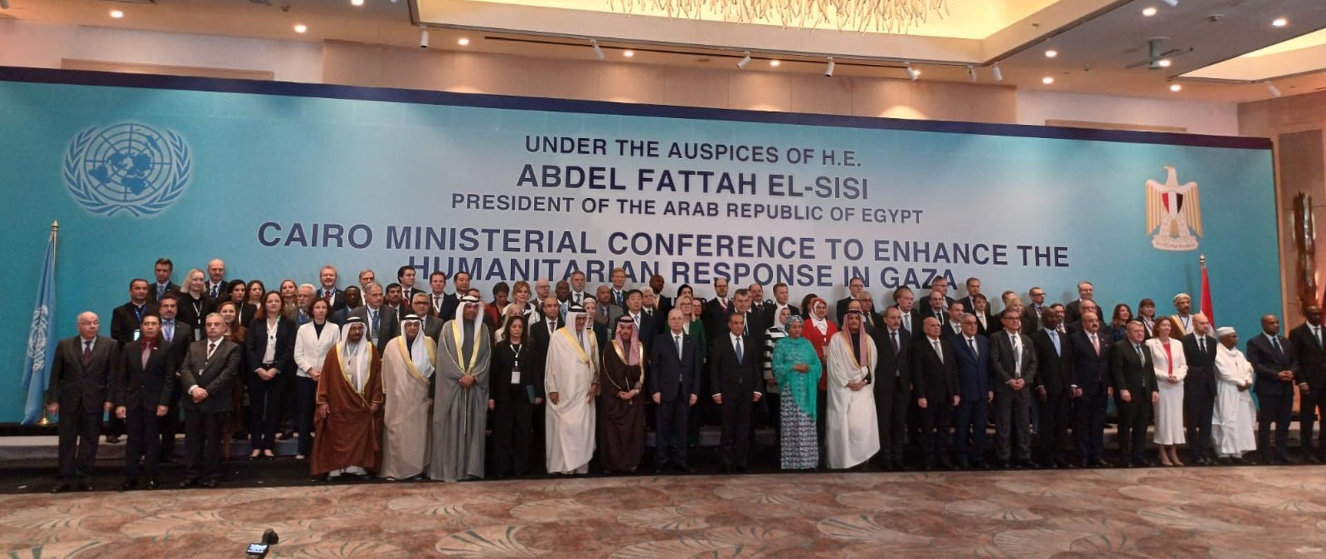 Wiceminister Anna Radwan-Röhrenschef uczestniczyła w Międzynarodowej Konferencji na temat wsparcia humanitarnego dla strefy Gazy