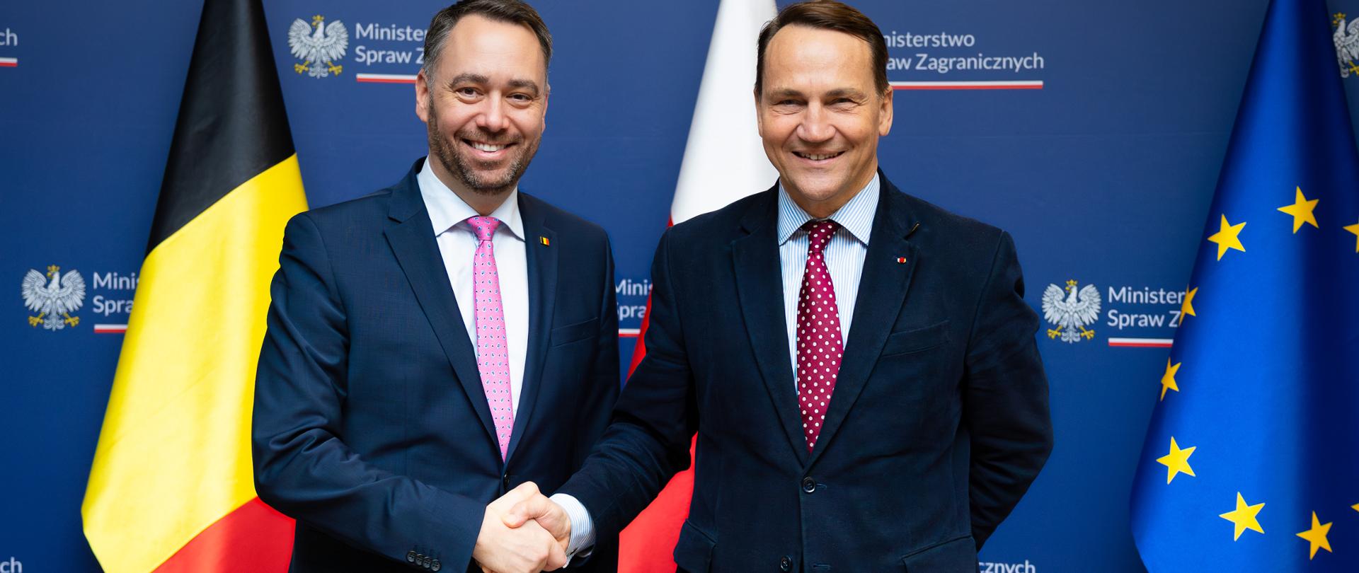 Polish and Belgian foreign ministers meet 