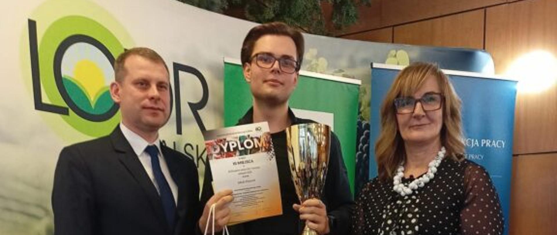 Sukces Kuby Nawrota w XX edycja Olimpiady Wiedzy o BHP i Rolnictwie