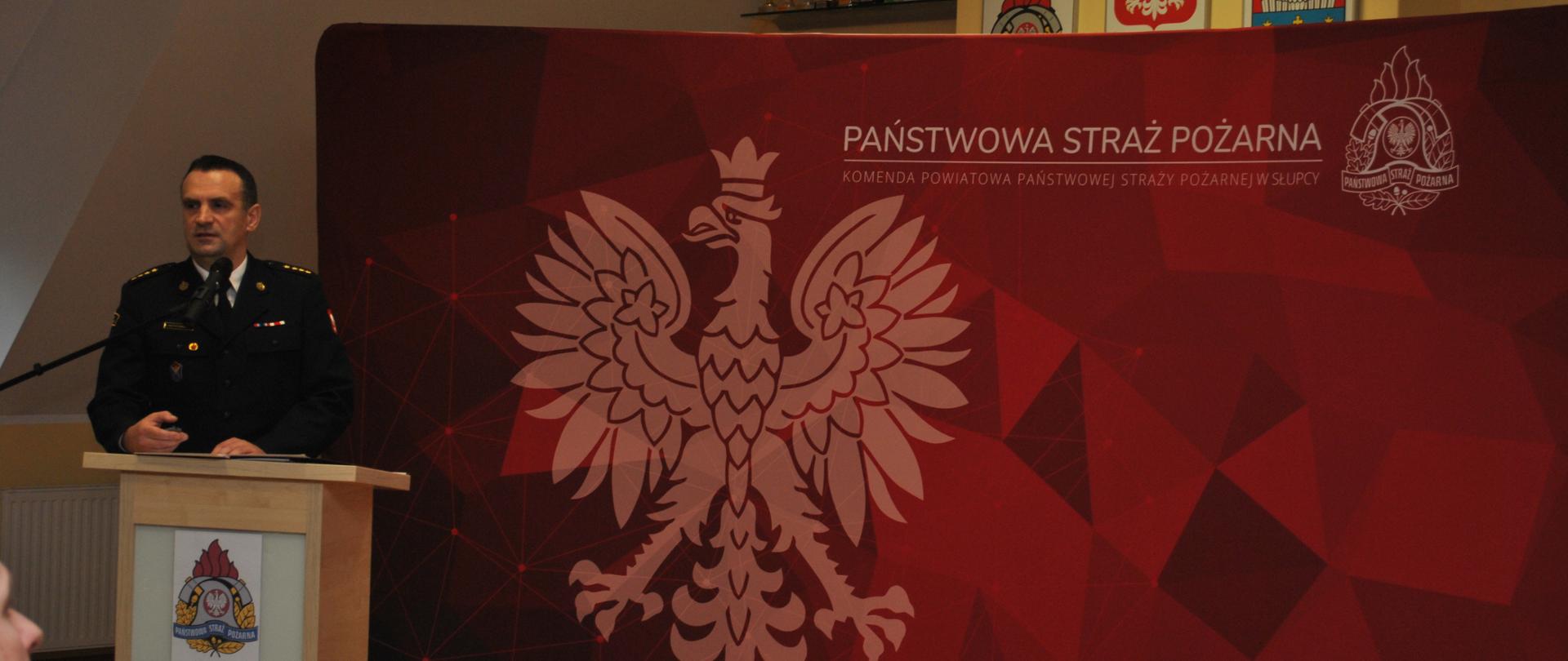 p.o. Komendant przedstawia sprawozdanie