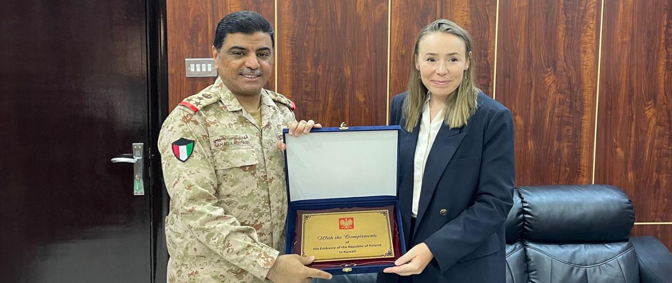 Meeting with Director of Military Cooperation of Kuwait Army Poland