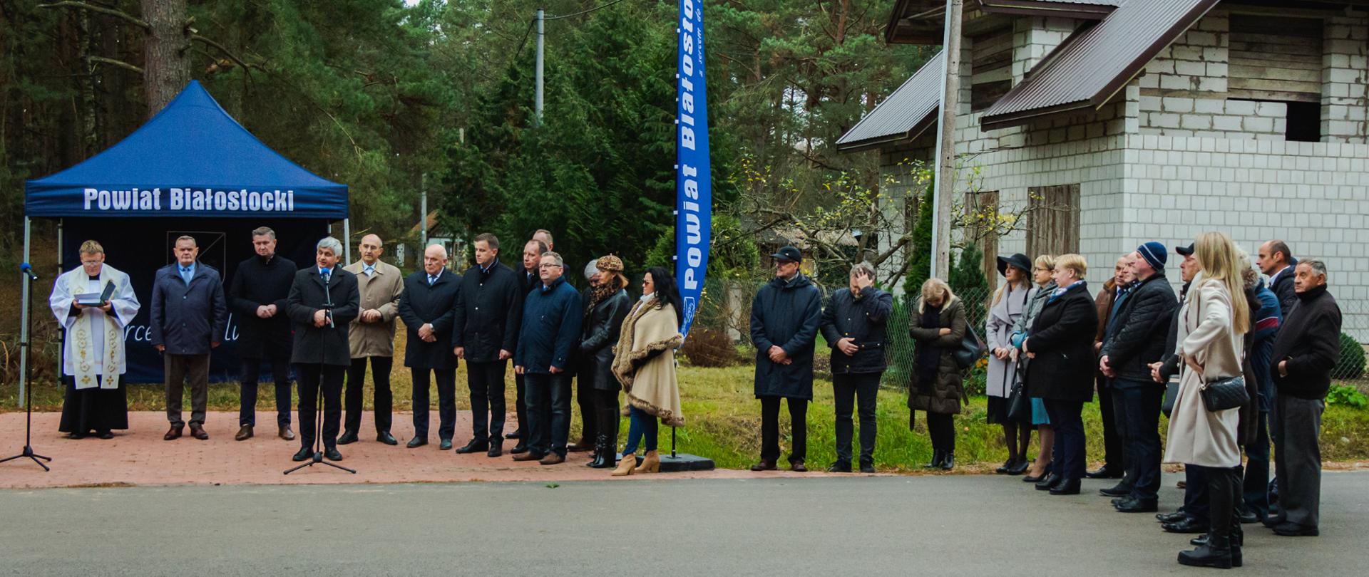Otwarcie przebudowanej drogi powiatowej w miejscowości Bojary