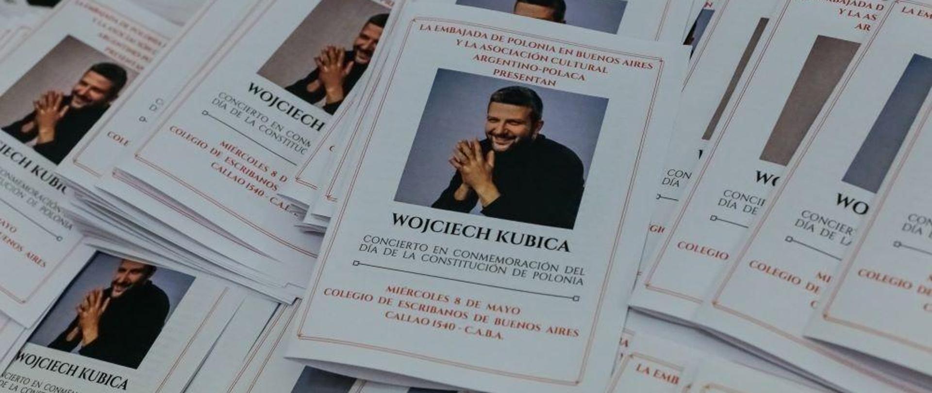 Koncert Wojciecha Kubicy znalazł się w programie obchodów Święta Narodowego Trzeciego Maja w Argentynie.