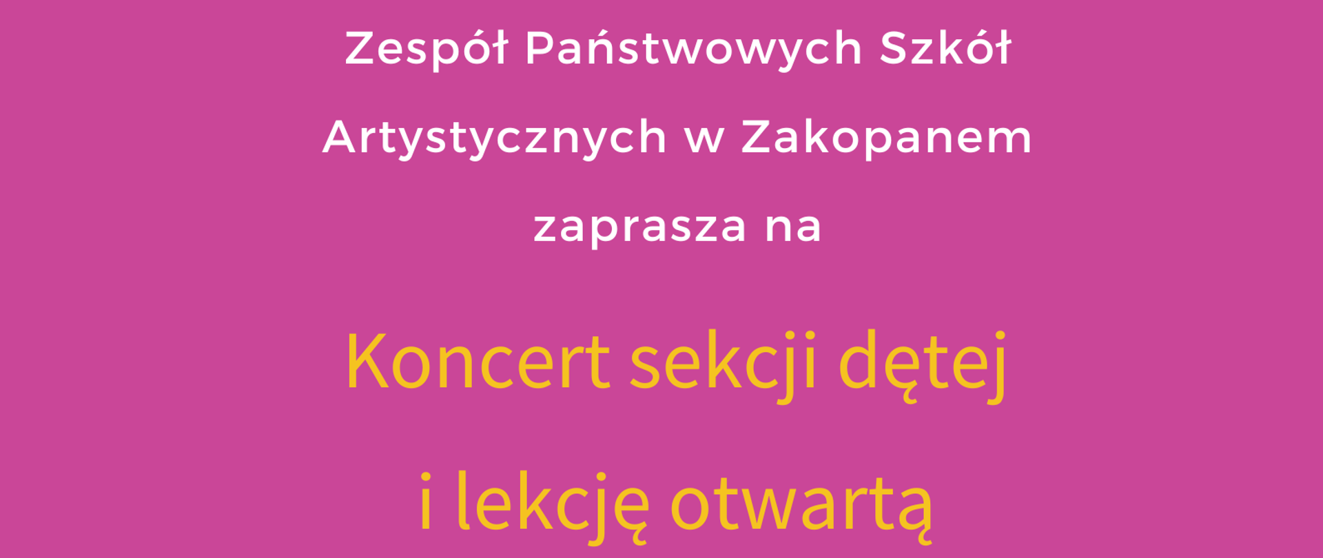 flet lekcja otwarta plakat