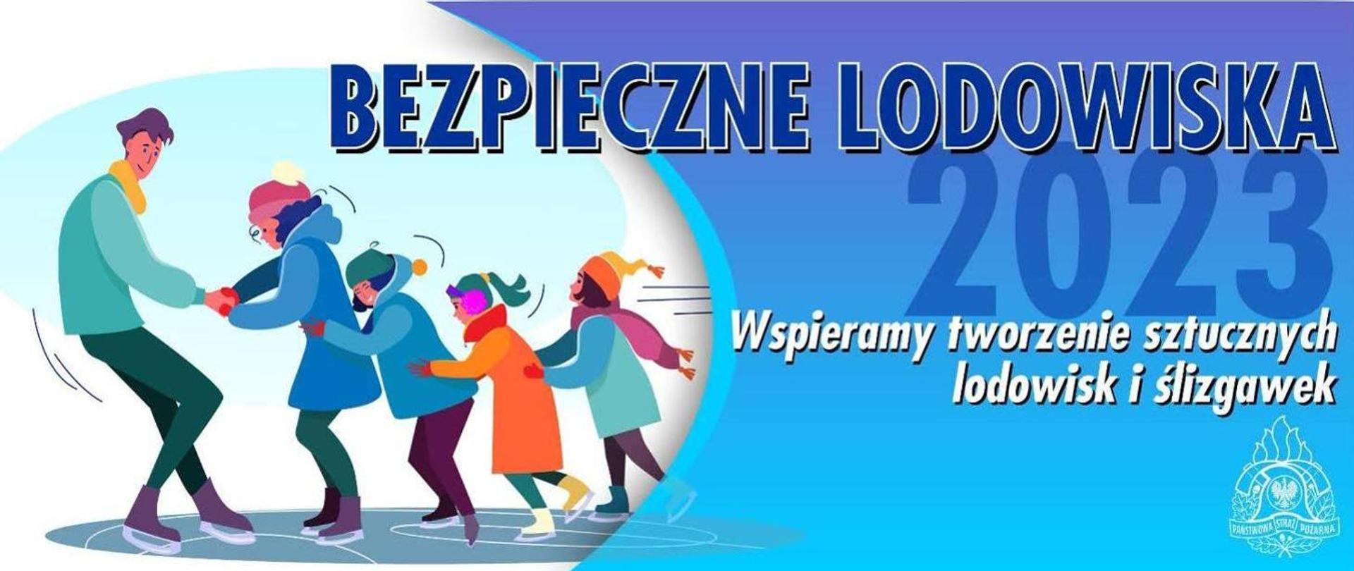 Plakat Bezpieczne lodowiska 2023