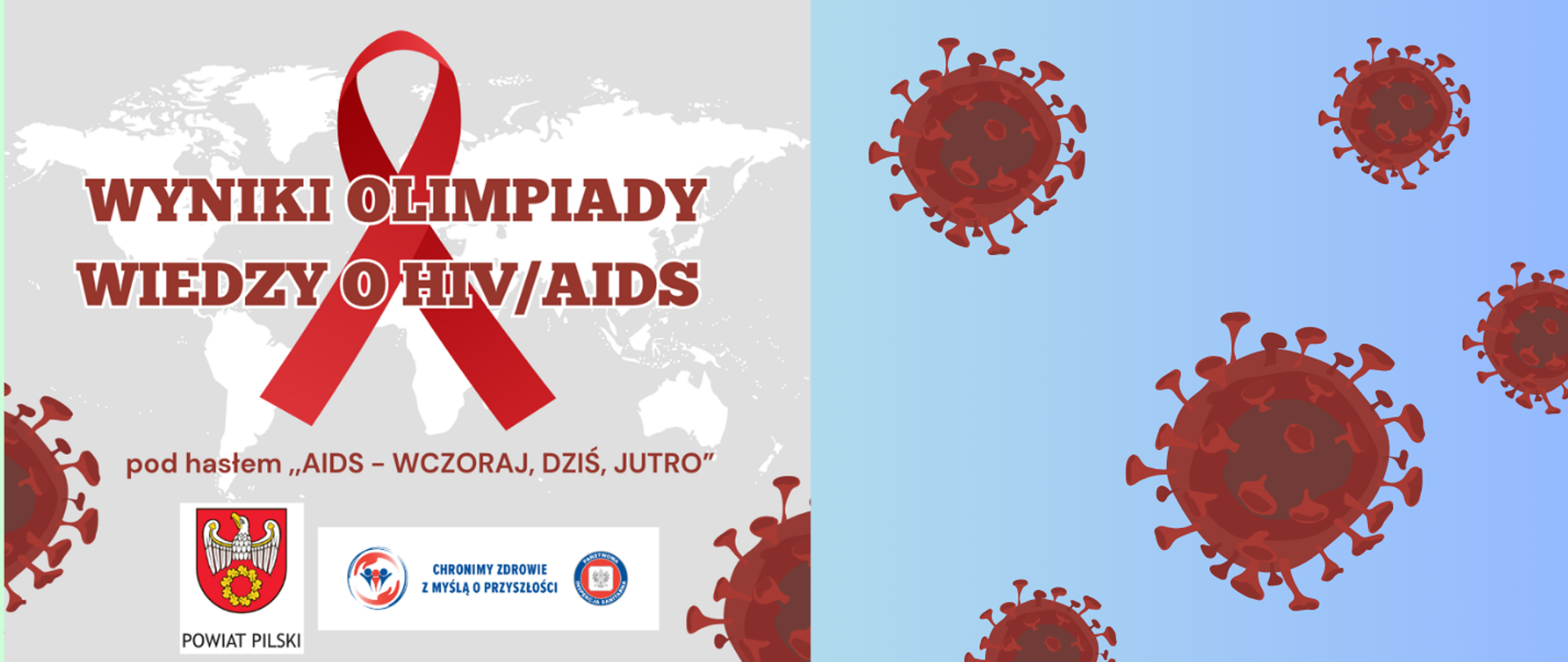 Wyniki Olimpiady Wiedzy o HIV/AIDS pod hasłem: „AIDS - wczoraj, dziś, jutro”