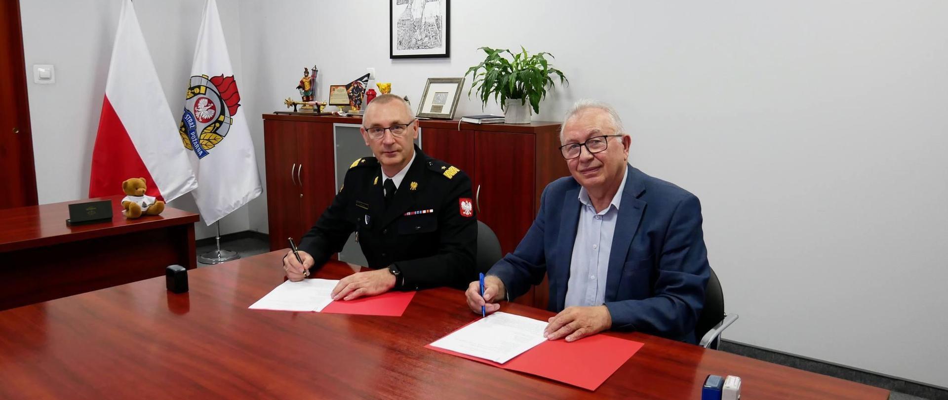 Podpisanie aneksu do umowy rozbudowy i przebudowy budynku KW PSP