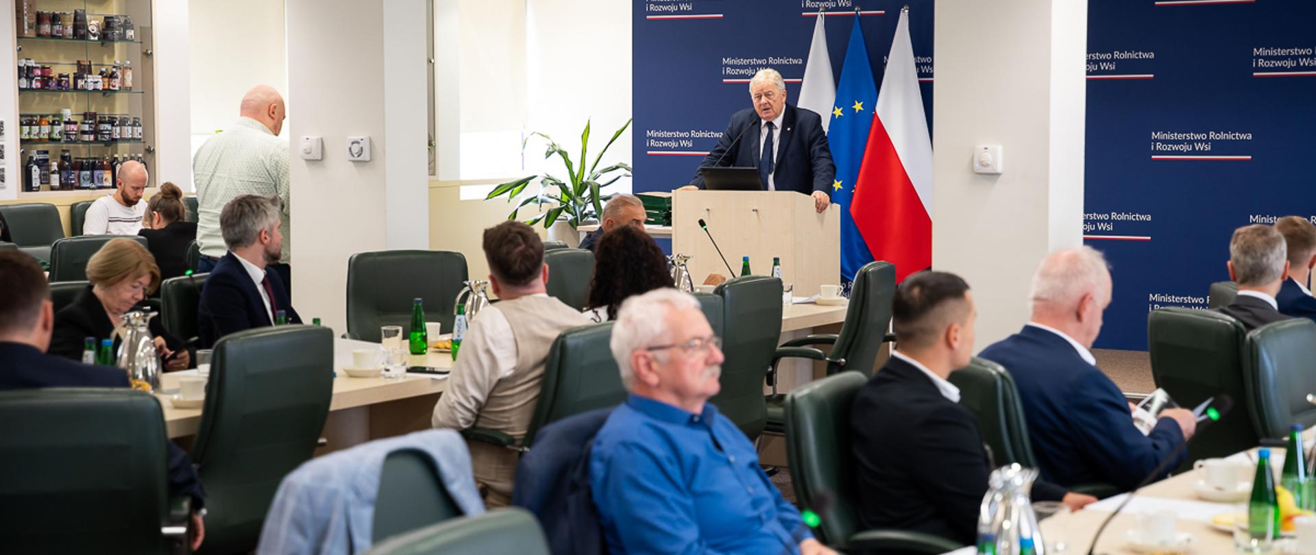 Wypowiedź ministra Czesława Siekierskiego (fot. MRiRW)