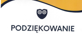 podziękowanie Szkoła Podstawowa Popatrz Szerzej w Komornikach MR