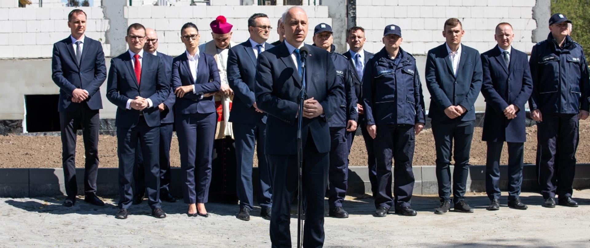 Przemówienie ministra Joachima Brudzińskiego