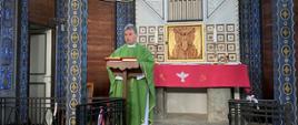 Ks. Damijan Bajec - msza św. w intencji pokoju w Kościele św. Ducha w Javorcy 