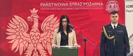 Uroczysta zbiórka z okazji przejścia na zaopatrzenie emerytalne Zastępcy Komendanta Powiatowego PSP w Obornikach st. kpt. Przemysława Olszewskiego
