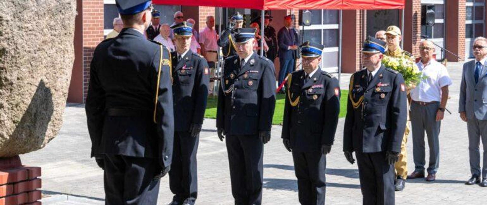 Podkarpaccy strażacy podczas uroczystości