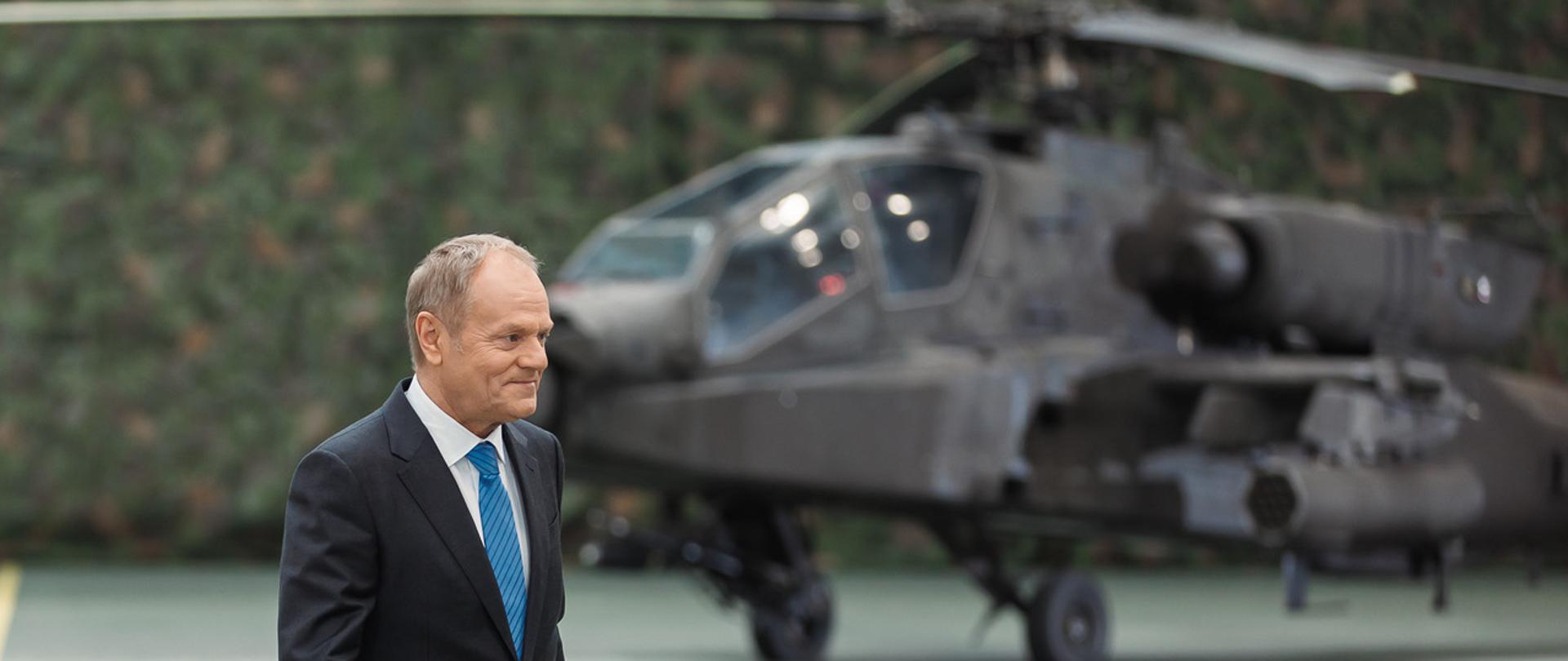 PM Donald Tusk at Military Aviation Works No 1 in Łódź