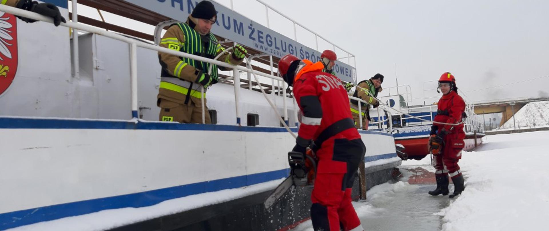 Usuwanie zagrożenia na przystani