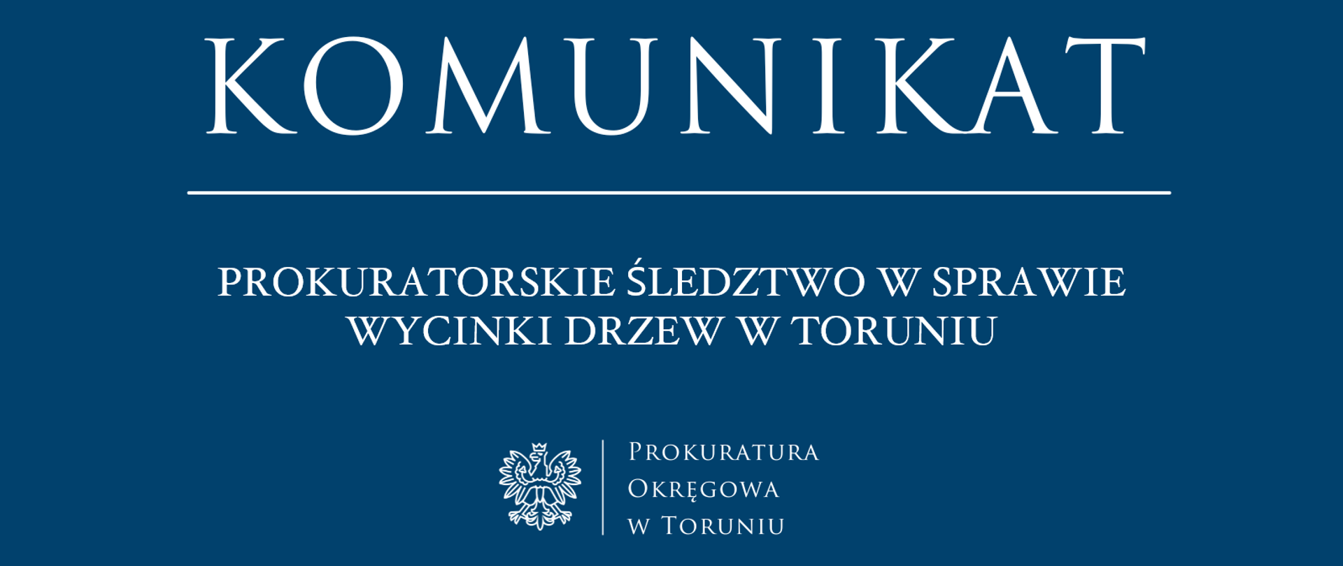 Prokuratorskie śledztwo w sprawie wycinki drzew w Toruniu