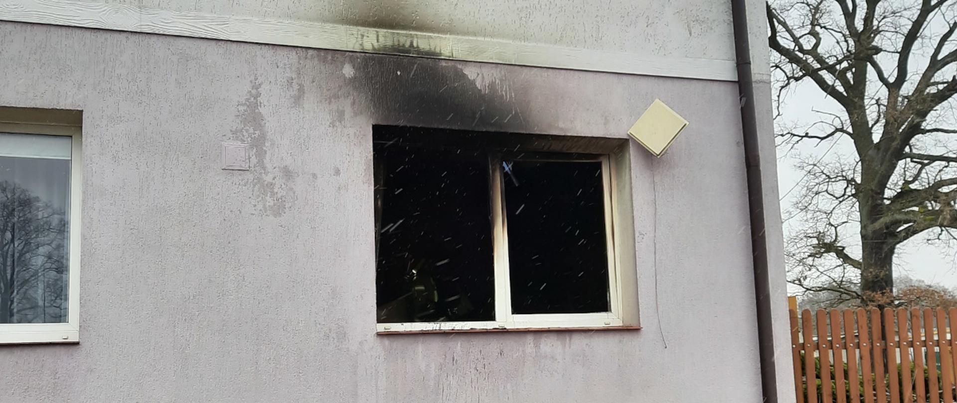 POŻAR MIESZKANIA W KRĘPSKU