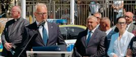 Wojewoda Radosław Król podczas Wojewódzkich obchodów Święta Policji 