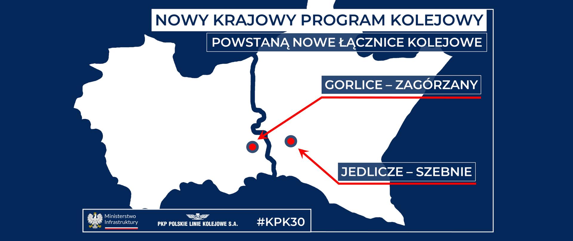 Nowe łącznice kolejowe usprawnią ruch w południowej Polsce