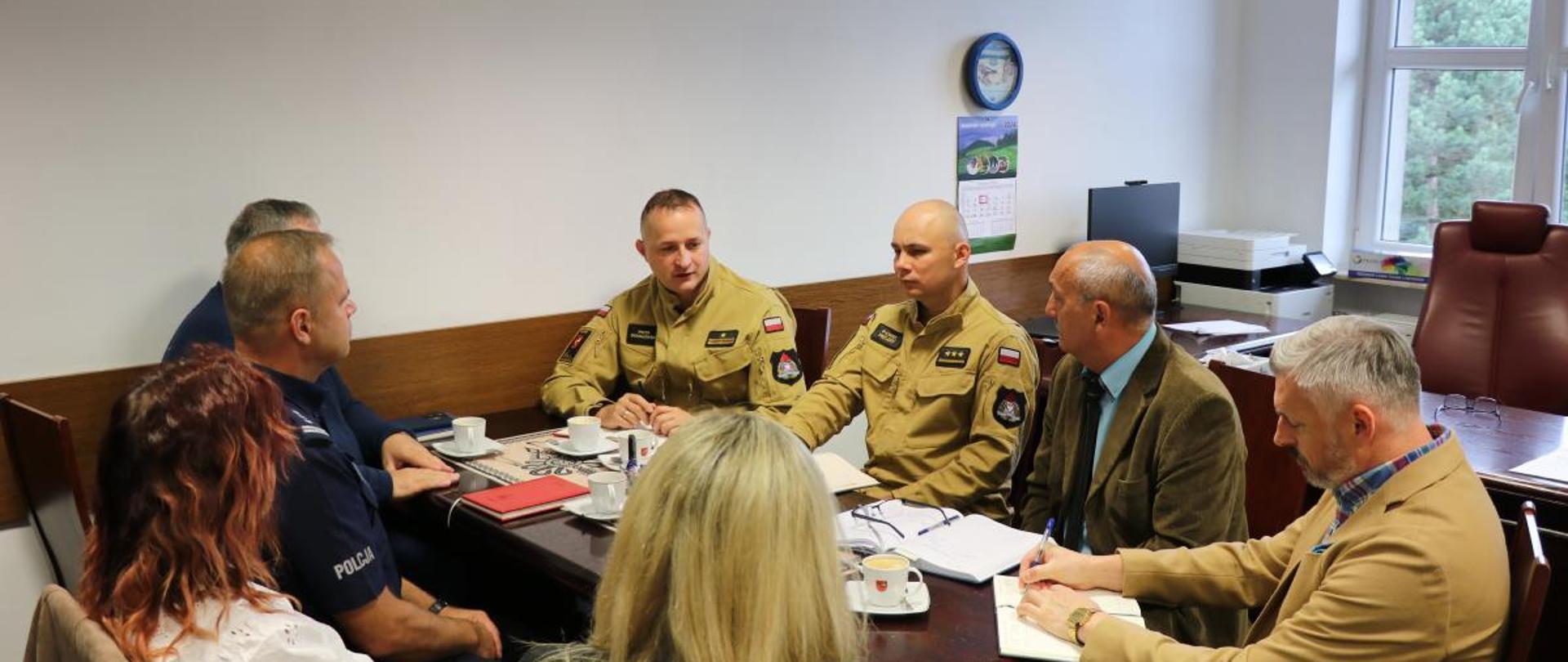 Posiedzenie Powiatowego Zespołu Zarządzania Kryzysowego