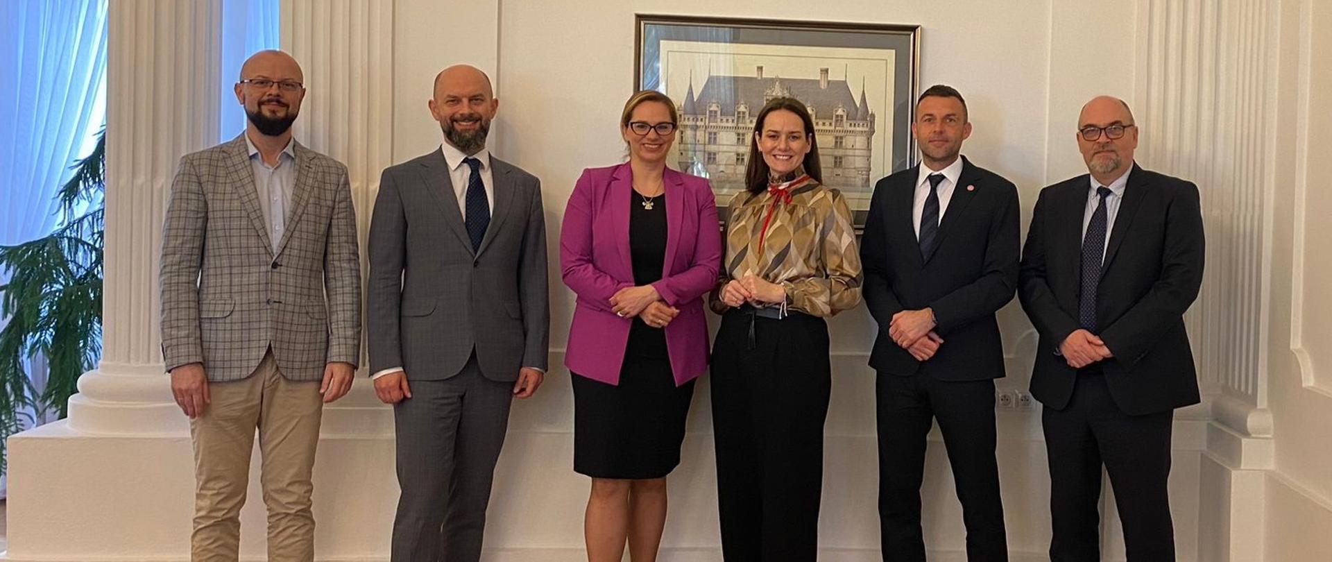 Spotkanie wiceministry Marii Ejchart z Sekretarz Generalną Confederation of European Probation CPE Janą Spero 