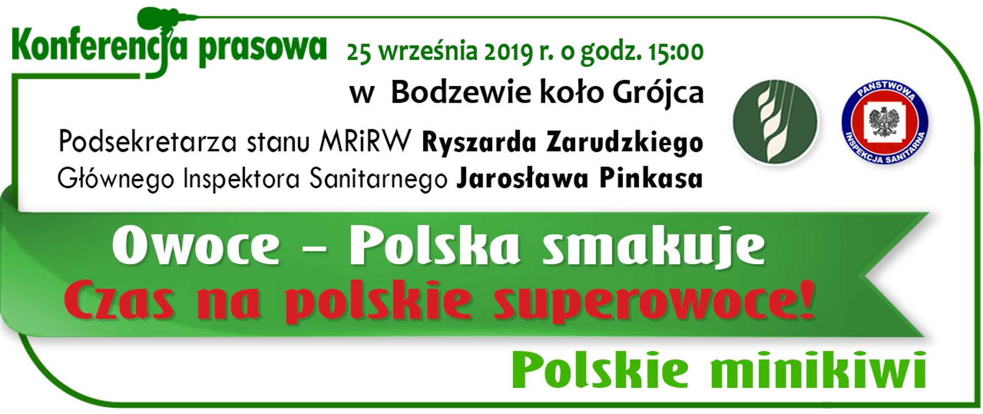 Polska smakuje - Minikiwi - konferencja