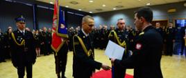 Uroczysta zmiana na stanowisku małopolskiego komendanta wojewódzkiego PSP