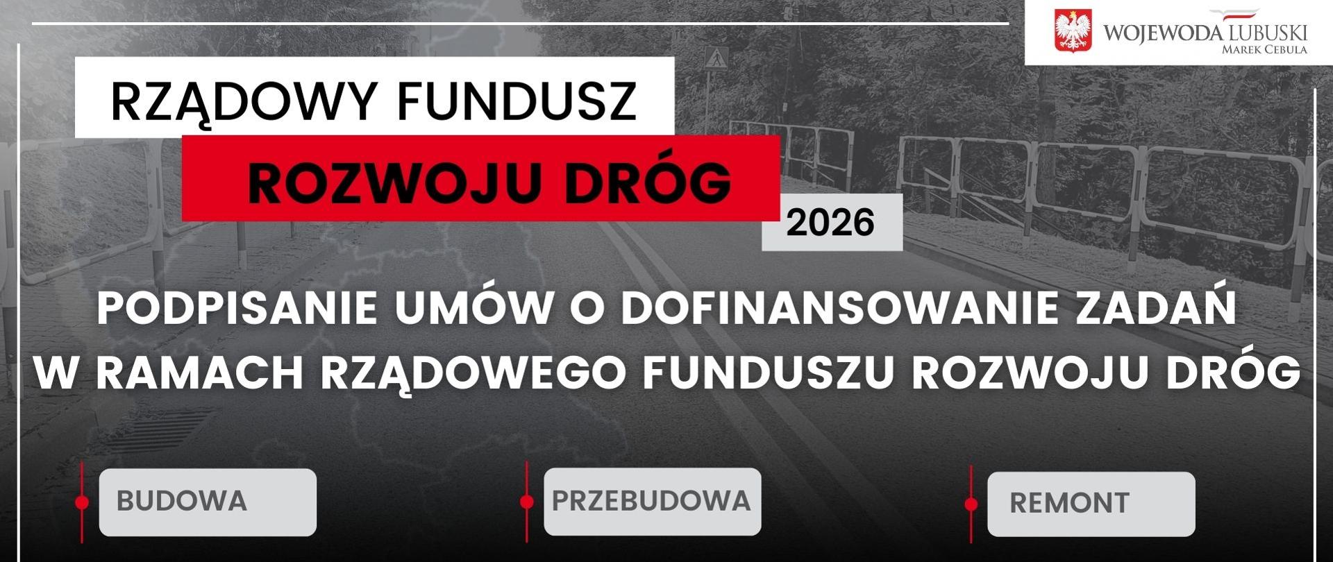Rządowy Fundusz Rozwoju Dróg