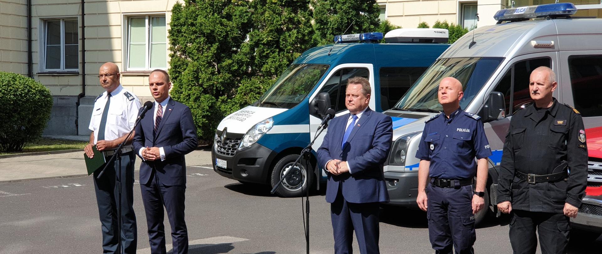 Wiceminister R. Weber uczestniczył w konferencji prasowej podsumowującej wakacje na polskich drogach 