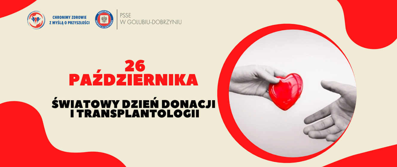 Światowy Dzień Donacji i Transplantologii 26 października