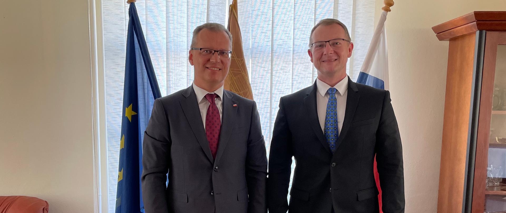 Stretnutie veľvyslanca s rektorom Univerzity Mateja Bela v Banskej Bystrici