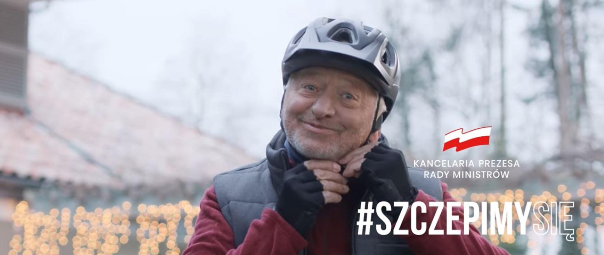 Aktor Stanisław Banasiuk promuje akcję #SzczepimySię