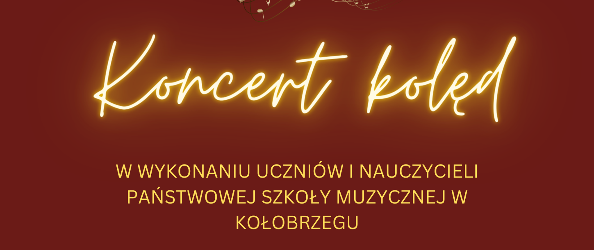 Plakat - Koncert kolęd 04.01.2024 r