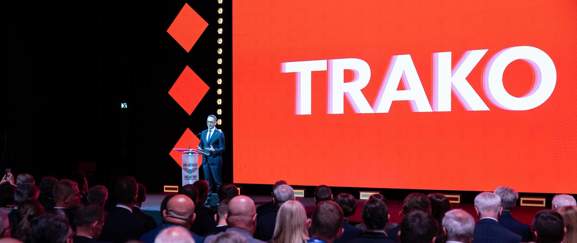 Minister infrastruktury Dariusz Klimczak na targach TRAKO