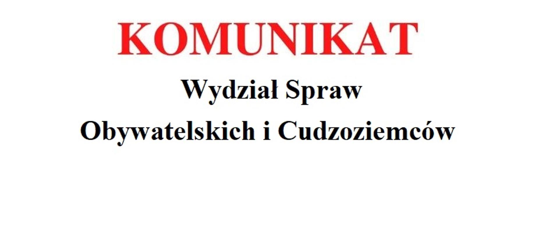 wydział cudzoziemców