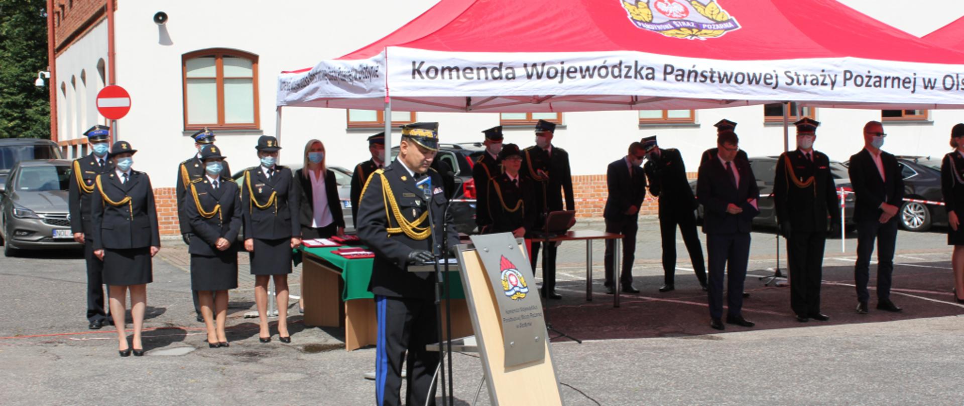 przemówienie W-M Komendanta Wojewódzkiego PSP