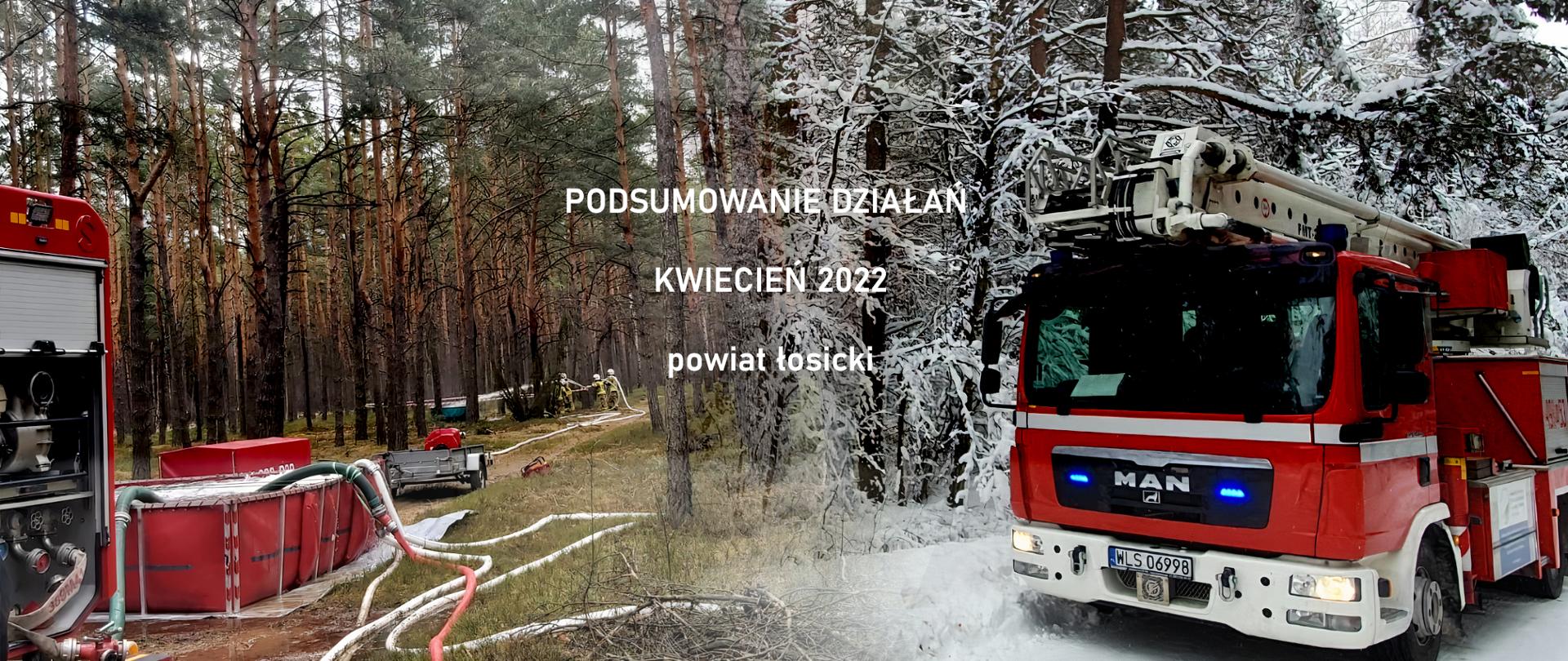 Interwencje na terenie powiatu łosickiego