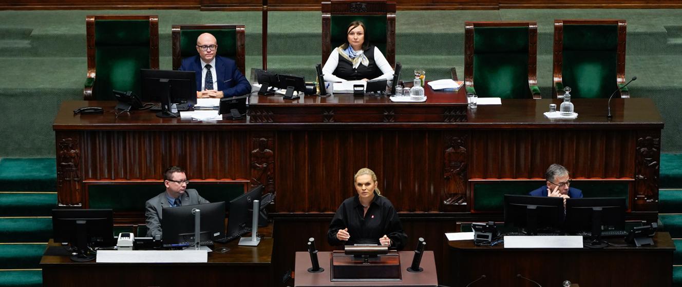 Wysłuchanie informacji w sprawach bieżących na temat polskiej edukacji podczas 38. Posiedzenia Sejmu RP