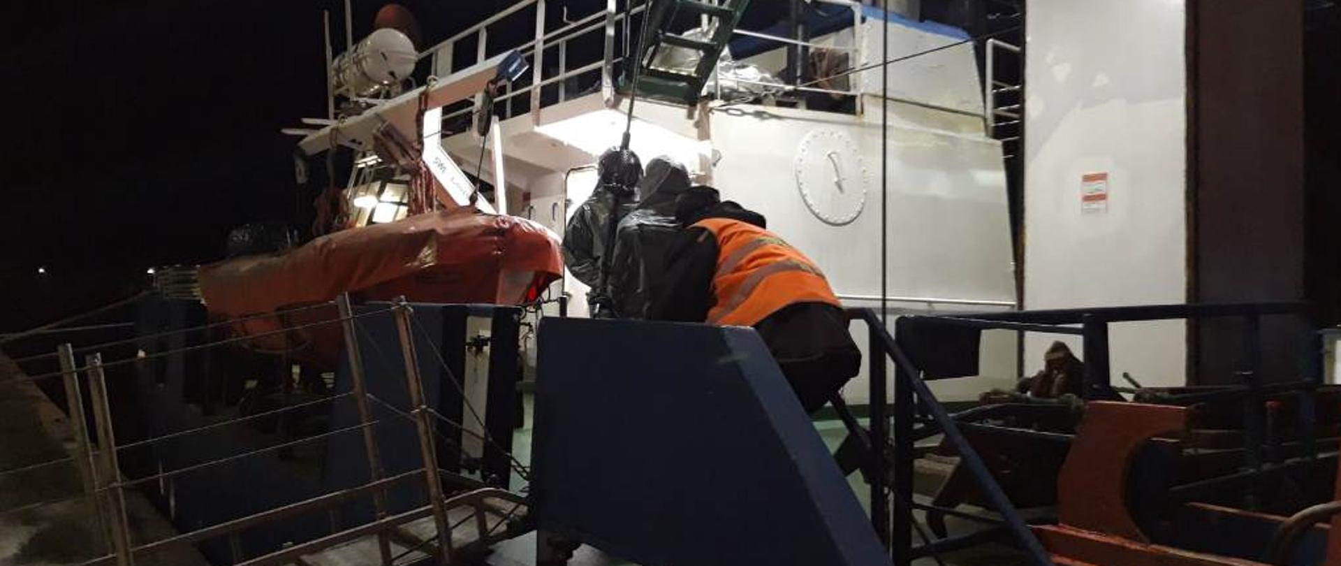 Kolejne działania PSP w Porcie Darłowo COVID-19