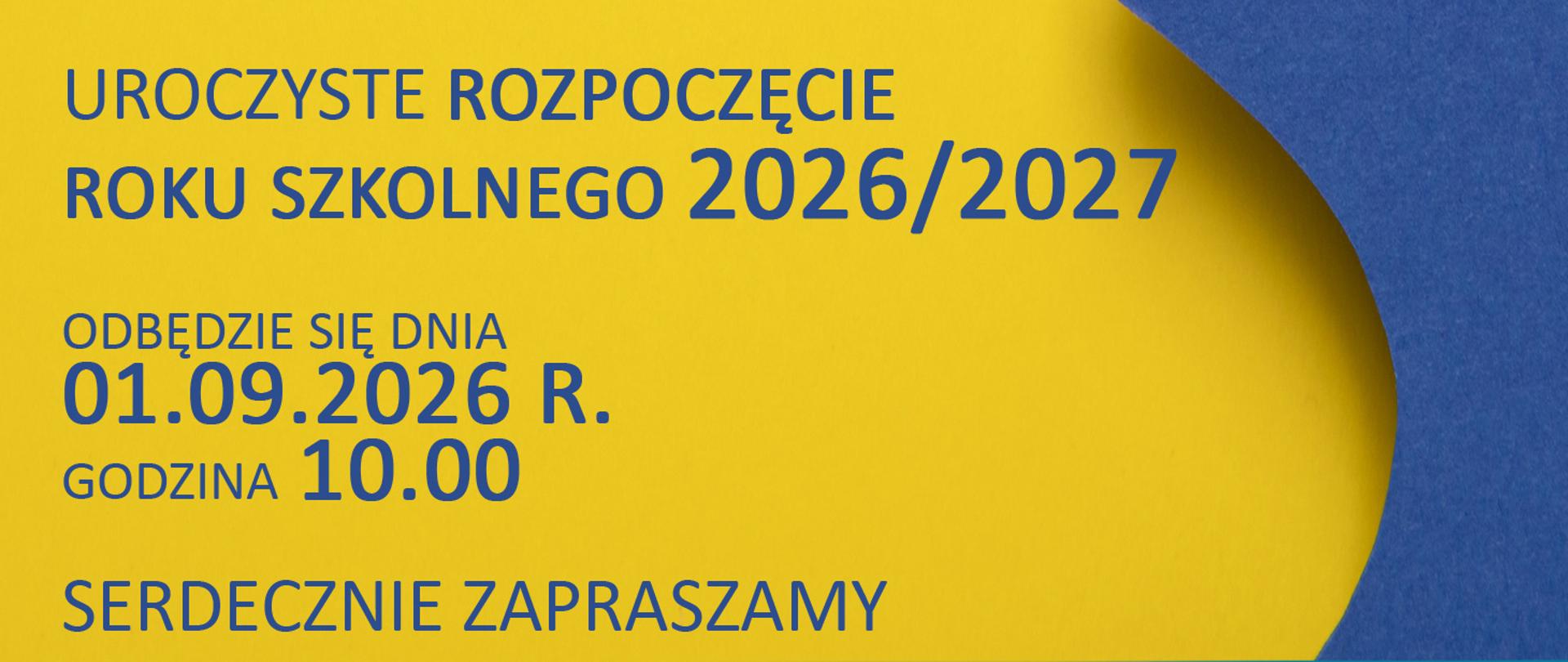 Rozpoczęcie roku szkolnego