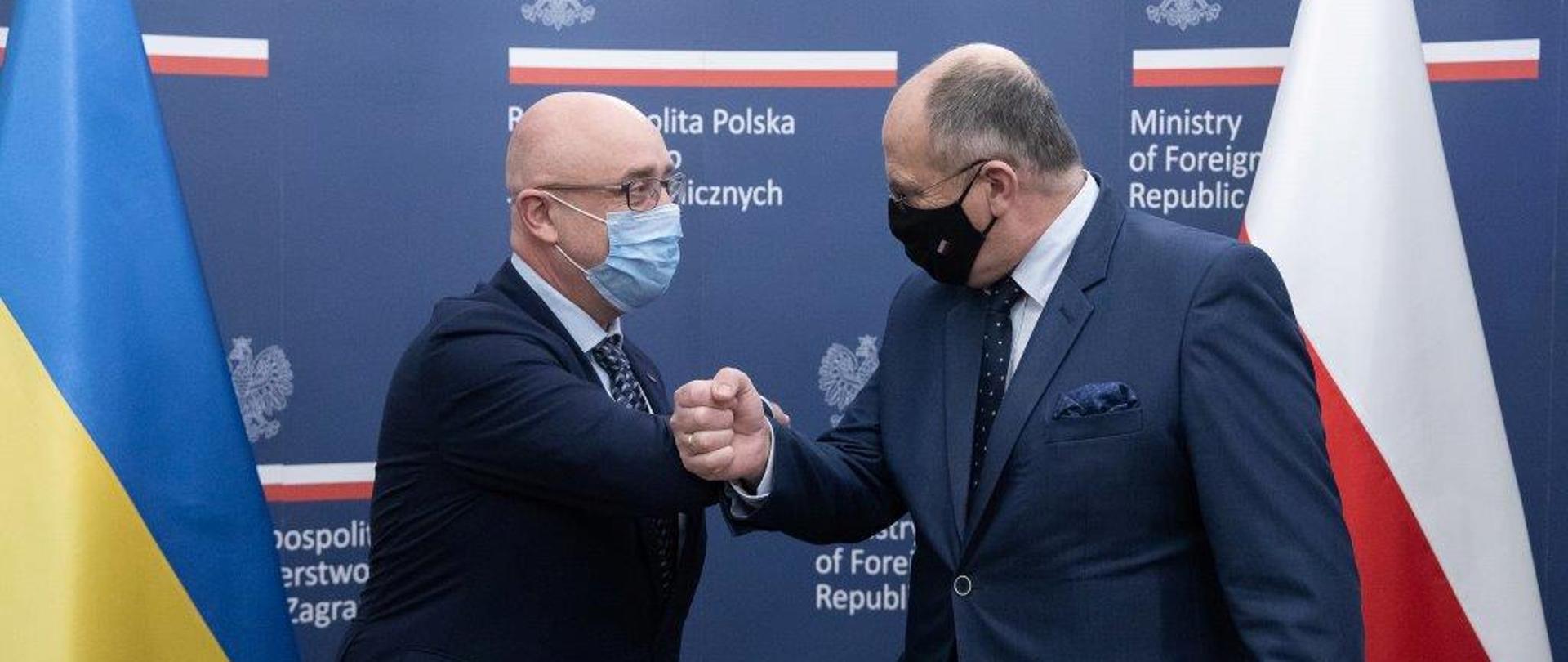 Spotkanie ministra spraw zagranicznych z wicepremierem Ukrainy