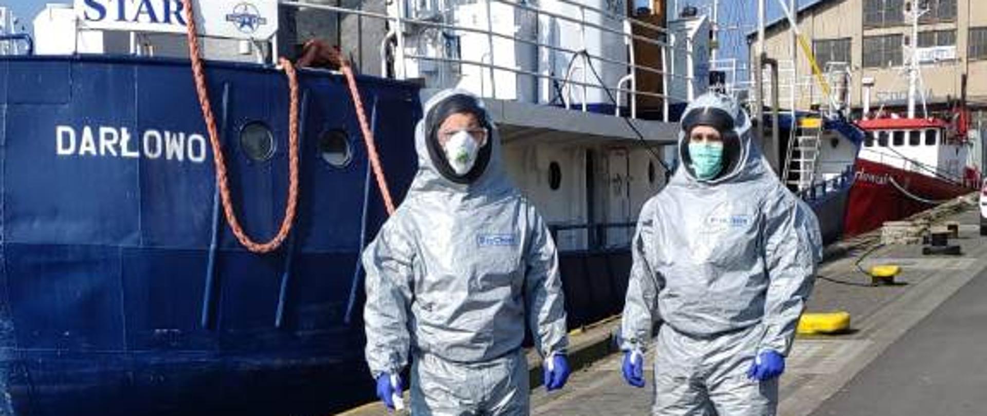 Działania sanitarne COVID-19 w Porcie Darłowo 